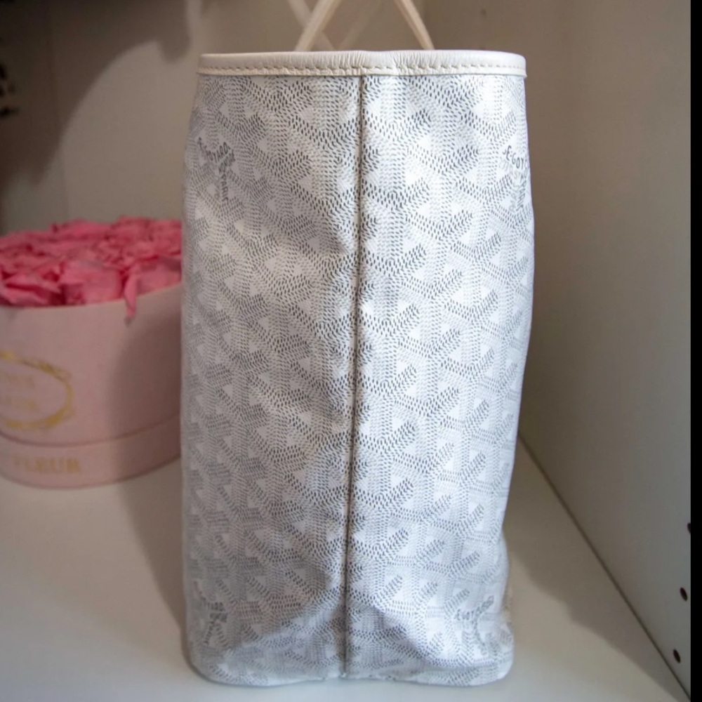 Goyard White Tote Bag